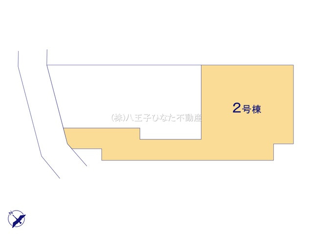 『八王子市新築戸建て』八王子市川口町459-2【仲介手数料無料】　２期の区画図|～仲介手数料無料☆八王子ひなた不動産～八王子市川口町　新築戸建て