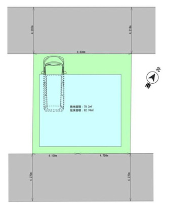 【区画図】 | 綾瀬市寺尾西1丁目　新築戸建て　全１棟【仲介手数料無料】 | 【仲介手数料無料でご紹介可能です】大樹不動産