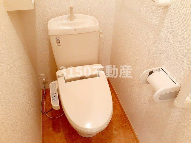 グラース・アンジュのトイレ|清潔感のあるトイレです
