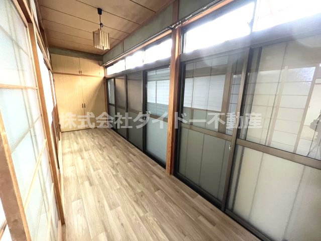 井上貸家（吉隈平屋)のバルコニー