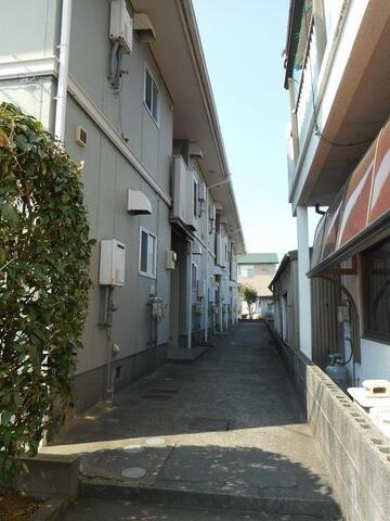 鶴富ハイツBの外観