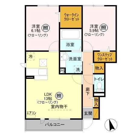 ハウスオブシャインの間取り