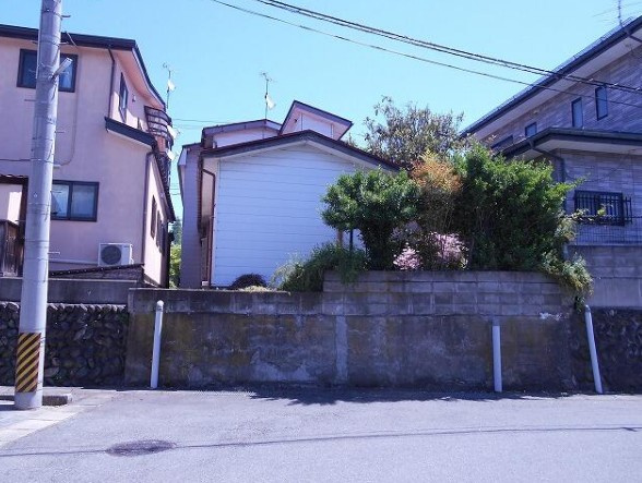 会津若松市 山見町（会津若松駅） 住宅用地の前面道路含む現地写真