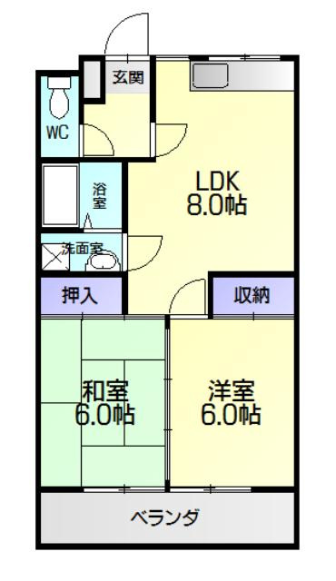 パームコートの間取り