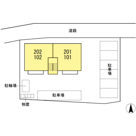 プレミールⅡの区画図