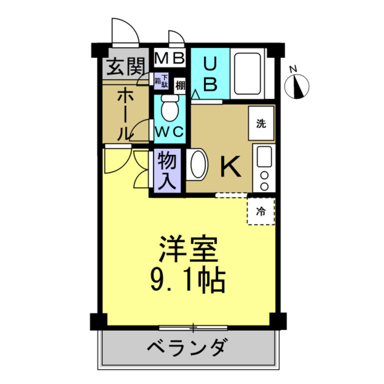ル・ミエール清水山の間取り