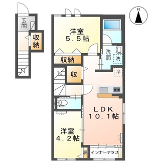 【間取り】 | マーブル A棟