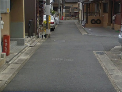 【前面道路含む現地写真】 | 山科区日ノ岡石塚町　中古テラスハウス