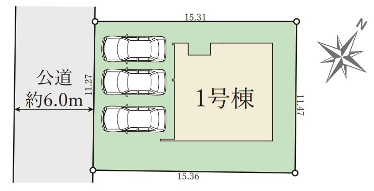 神戸市西区秋葉台1丁目の区画図