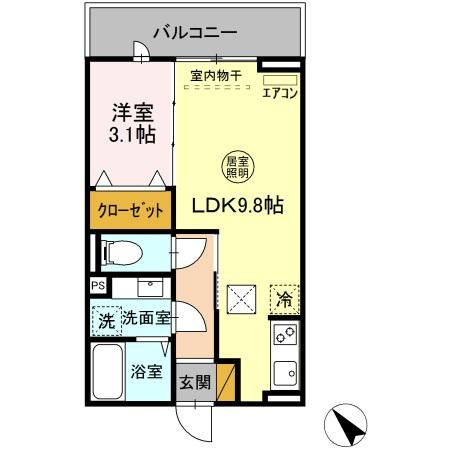 ガルデ妙典の間取り