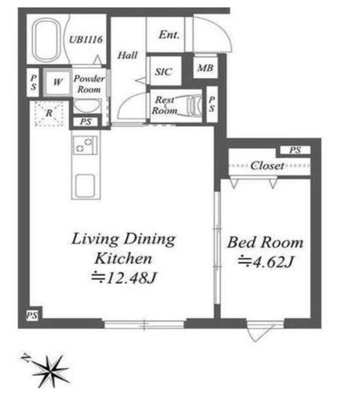 【間取り】 | SOLASIA　residence 南大塚