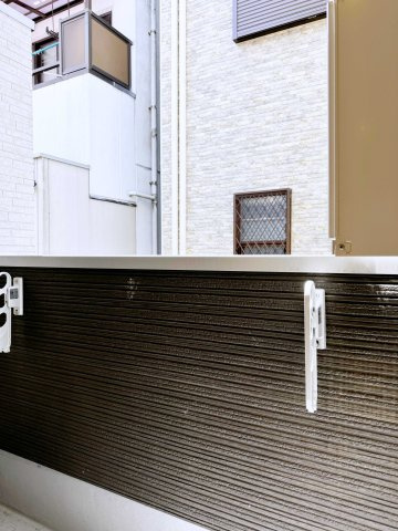 クレール城西のバルコニー