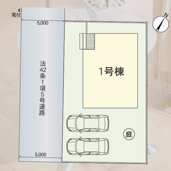 【区画図】 | クレイドルガーデン岡山市北区西辛川第7 (全1棟)