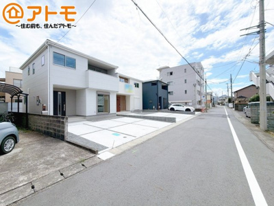 【前面道路含む現地写真】 | 沼津市東間門　新築一戸建て　1号棟