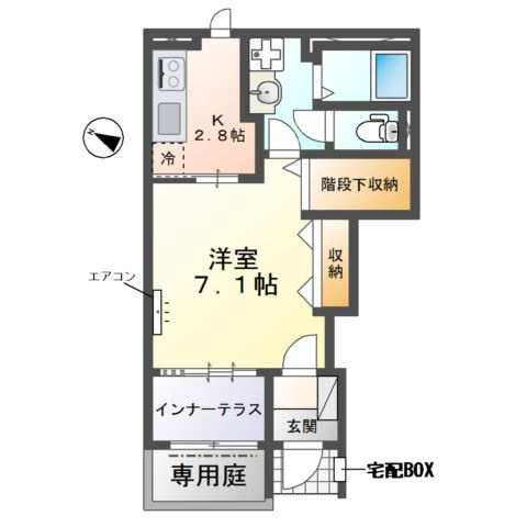 (仮称)　南柏新築アパートの間取り