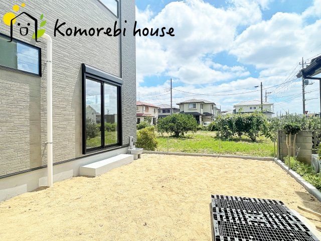 上尾市浅間台418①　新築一戸建ての庭|お庭でゆったりと過ごせます