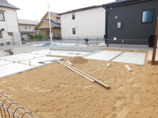 海部郡大治町大字西條字西之割の新築一戸建の庭|◇庭◇　　南面で陽当り良好な庭付き♪