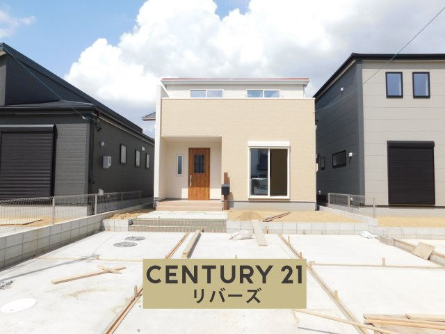 海部郡大治町大字西條字西之割の新築一戸建の外観|☆ラスト１棟☆ 　　いつでもご案内出来ます♪（お問合せ当日、平日、水曜、夜間でもＯＫ）　南向き♪　敷地７０．２９坪！　駐車並列３台ＯＫ！　広々庭付き♪　２階全室ＷＩＣ完備！