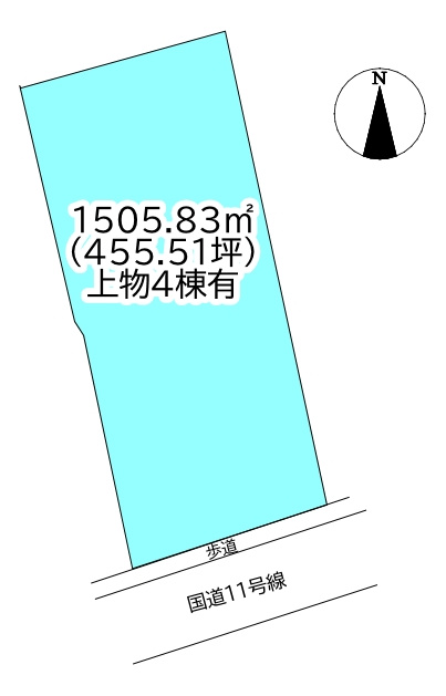 土橋1丁目　売土地の土地図|【区画図】