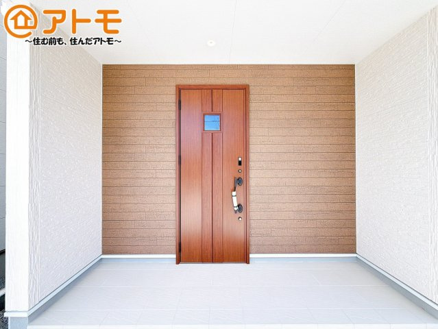 【玄関】 | 沼津市東間門　新築一戸建て　2号棟 | ダブルロックで防犯性が高い玄関ドアです！