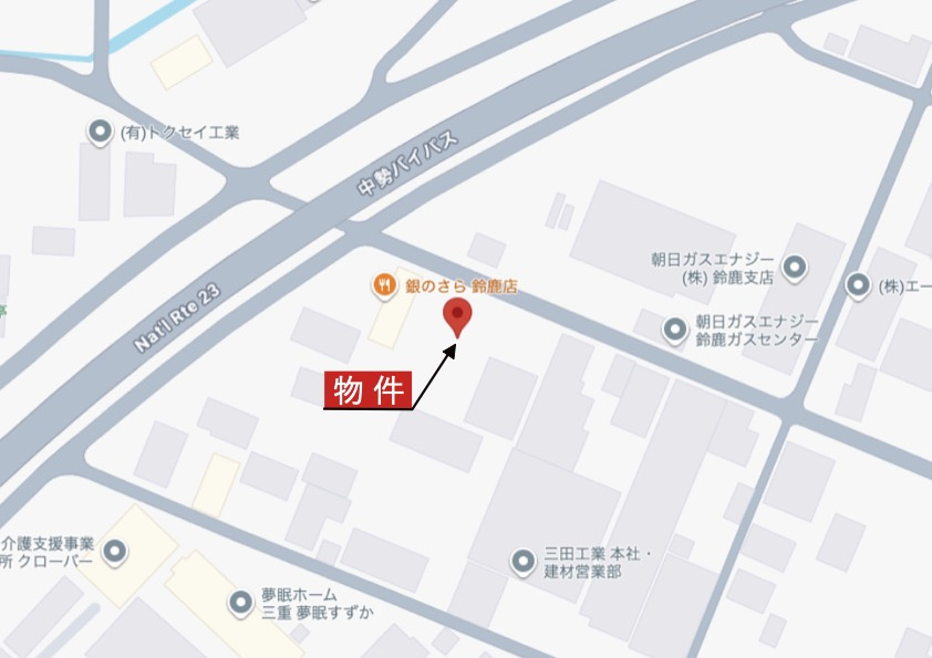 鈴鹿市安塚町の地図|詳細Map