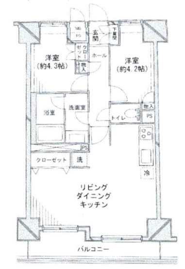 【間取り】 | シーアイマンション池袋西