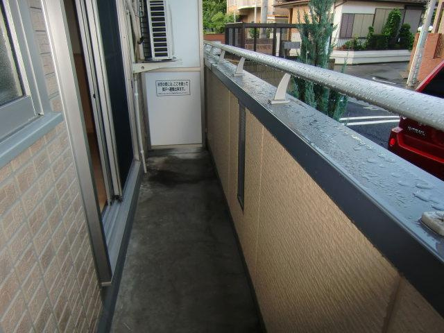 トレビナ中浦和のバルコニー