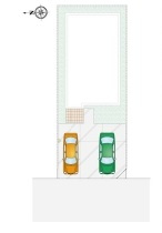 新築一戸建て 所沢市東狭山ヶ丘３丁目の区画図|カースペース２台分(車種によります)