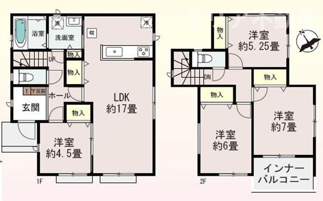【間取り】 | 9/8値下げ☆高崎市石原町新築　高崎駅徒歩20分♪