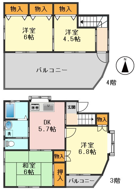 サンクレストの間取り