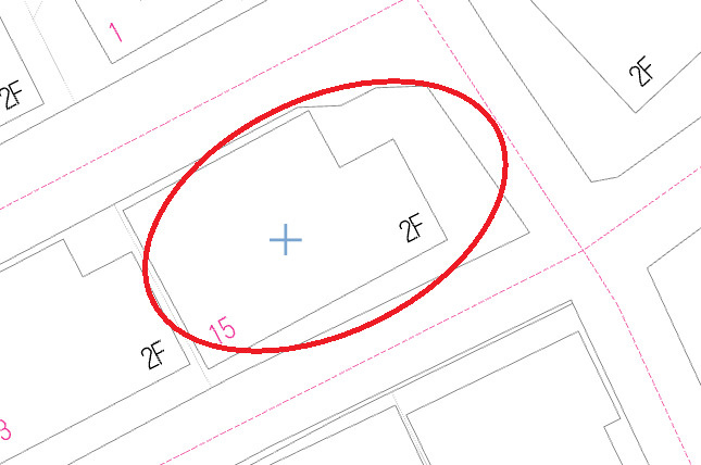 高砂市伊保崎４丁目　土地の土地図|敷地約40坪です。