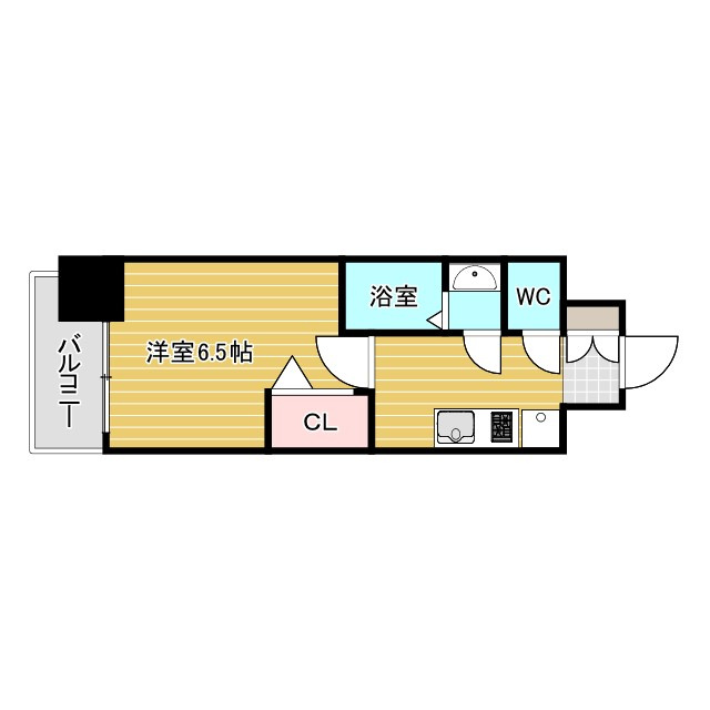 グランカリテ塚本の間取り
