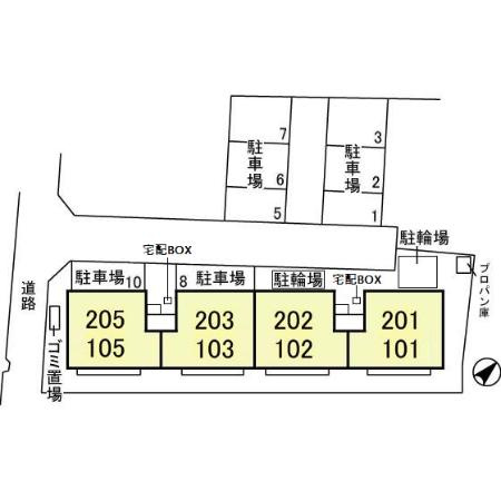 グランドソレーユの区画図|グランドソレーユ　間取(^O^)／