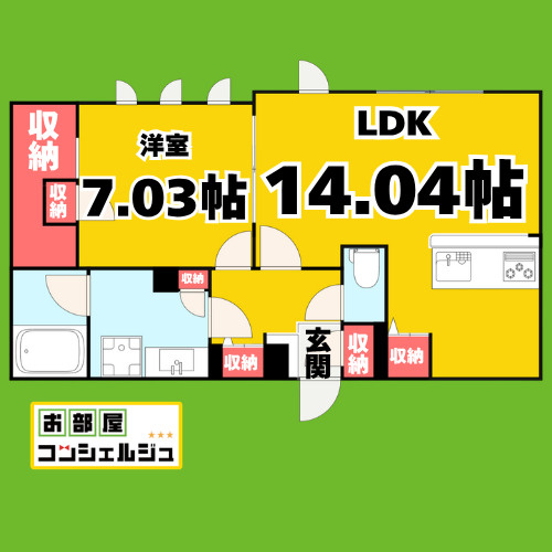 quador noie 今池の間取り