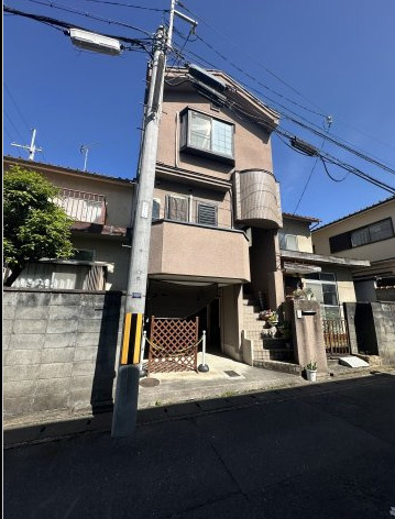 一乗寺梅ノ木町の前面道路含む現地写真