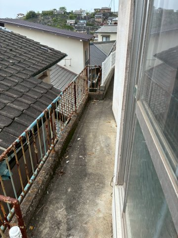 東愛宕ハウスのバルコニー