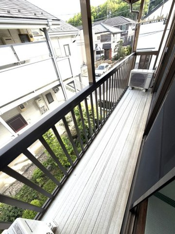 リヴェール大久保のバルコニー