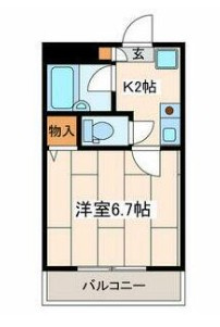 【間取り】 | シーガルハイツ登戸 | 間取りです。