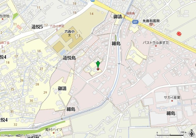 アルデーアピーノの地図