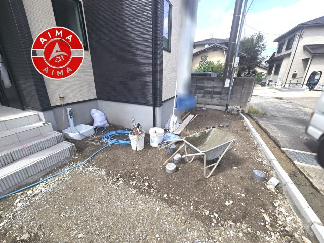 福岡市早良区田隈3丁目第7-1棟(1号棟)の外観|お庭で自由な時間を過ごせます。