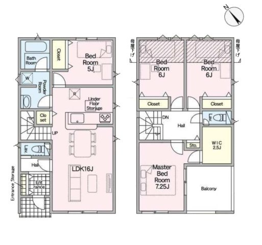 【間取り】 | 豊田市新町３丁目37『仲介料無料』新築戸建て | 3号棟
