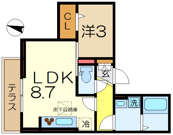 【間取り】 | D Paina弘明寺２