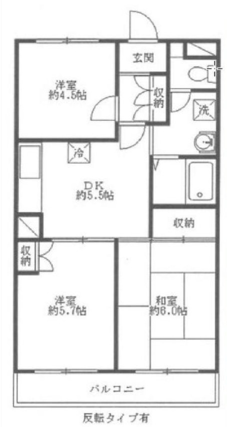 オークヴィラ石神の間取り