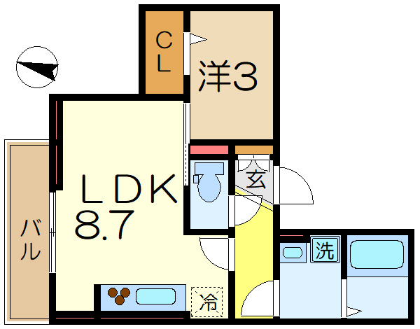 【間取り】 | D Paina弘明寺２