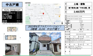  | 【名古屋市中村区中村本町4丁目21−4中古戸建】✨️仲介手数料無料✨️千成小学校・豊国中学校