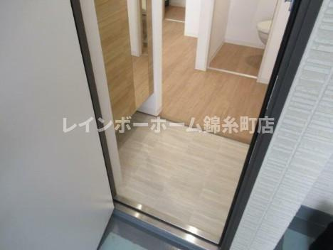 葛飾区東四つ木４丁目の賃貸マンションの玄関