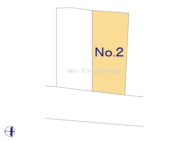 『八王子市新築戸建て』八王子市元横山町1-25-8【仲介手数料無料】の区画図|～仲介手数料無料☆八王子ひなた不動産～八王子市元横山町　新築戸建て