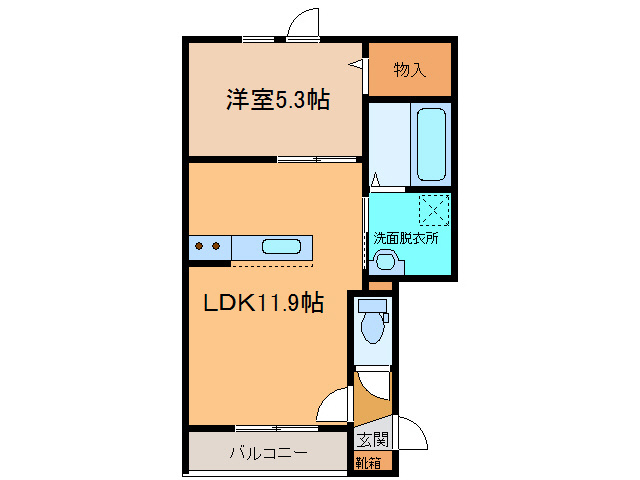 Bergイーストの間取り
