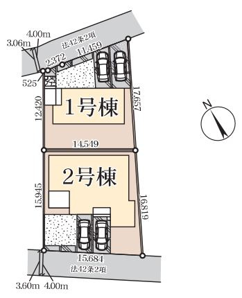 リーブルガーデン．S　熊谷拾六間第６　の区画図|現地区画図