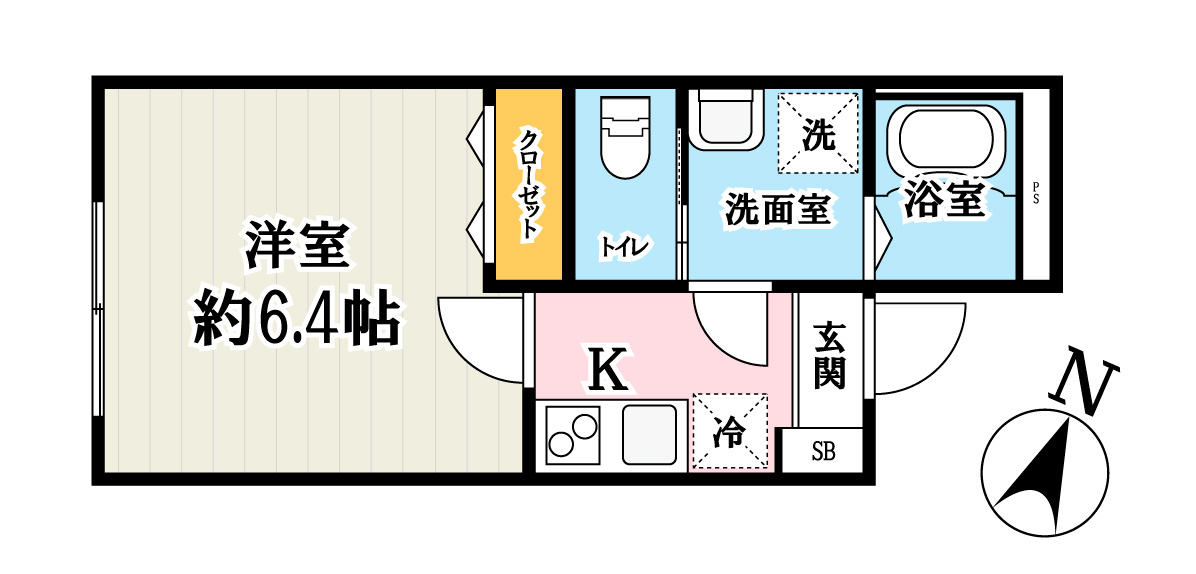 （仮称）キャメル川越稲荷町の間取り